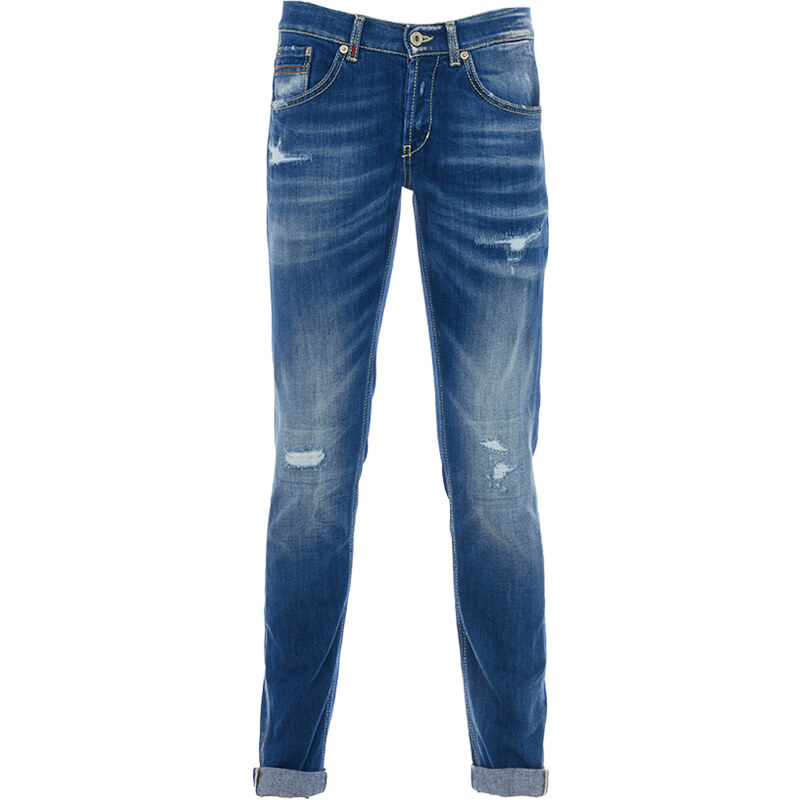 Dondup RITCHI Jeans Used-Look in Blau