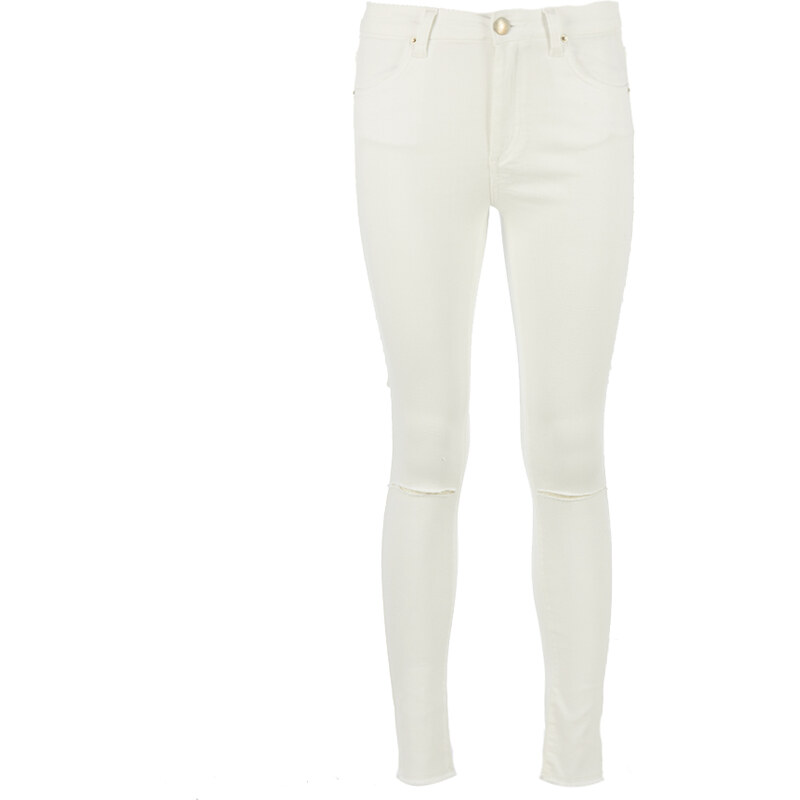FIVEUNITS 5Units PENELOPE CROP Skinny Jeans in Creme-Weiß