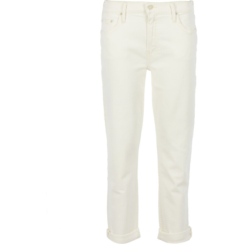 Mother THE DROPOUT Jeans in Creme