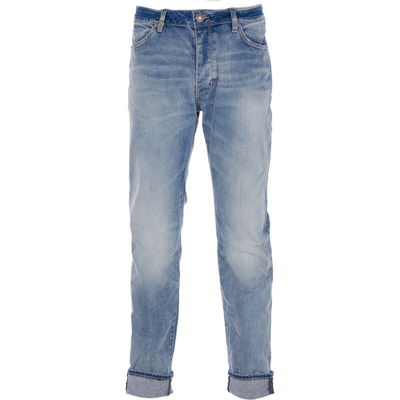 Neuw Denim BOSS STRAIGHT Jeans mit Waschungen in Blau