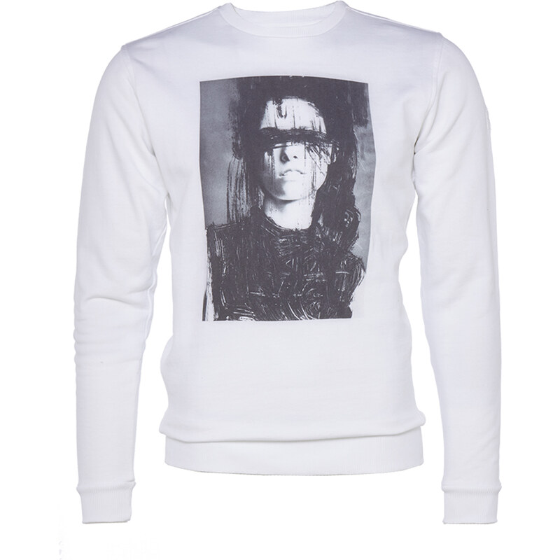 BLS SEDUCENTE Sweatshirt mit Print in Weiß