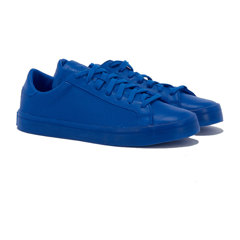 Adidas Originals COURTVANTAGE ADICOLOR Sneakers Galttleder in Blau