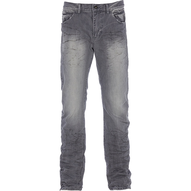 Versuchskind Berlin Versuchskind X2-T TAPERED Jeans mit Knitter Details in Grau
