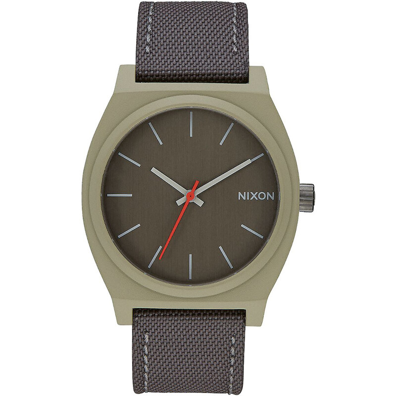 Nixon TIME TELLER 37mm Original Armbanduhr Grün-Grau