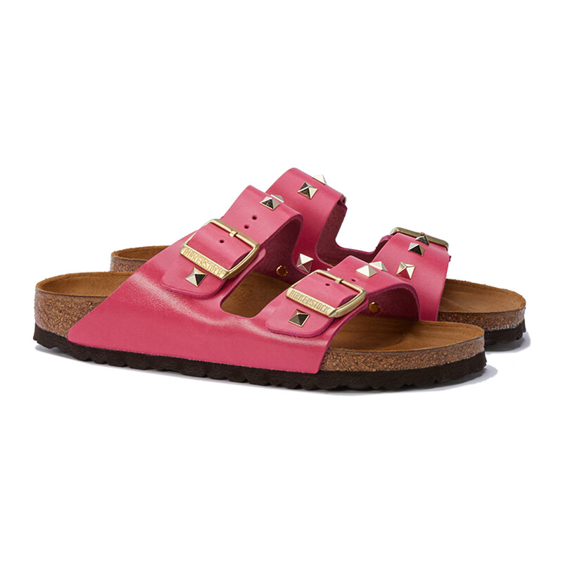 Birkenstock ARIZONA Sandale mit Nieten in Pink