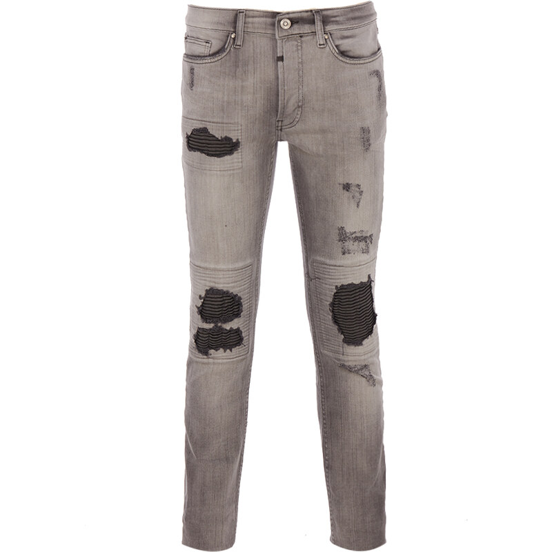 Tigha CLYDE Jeans Used-Look in Vintage Grau