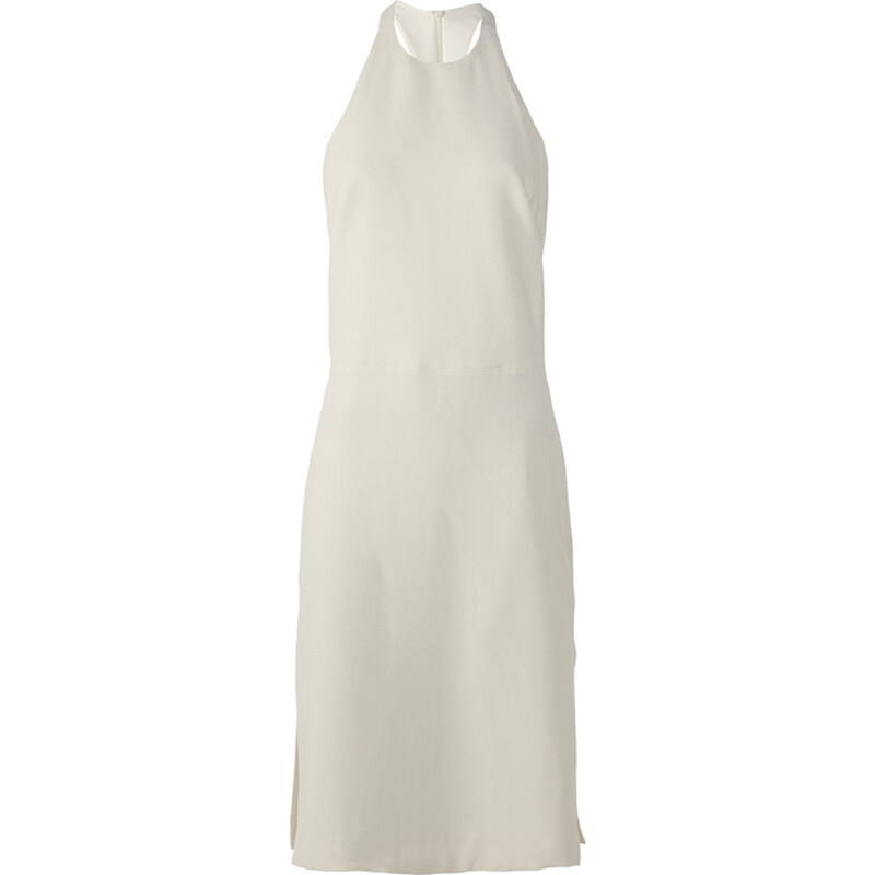 Iro PAWLA Kleid mit Rückenausschnitt in Creme-Weiß