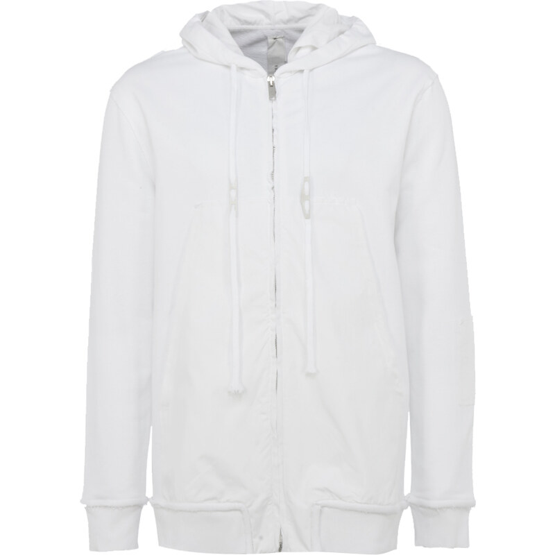 Damir Doma WILLIAM Zipper-Jacke mit Kapuze in Weiß