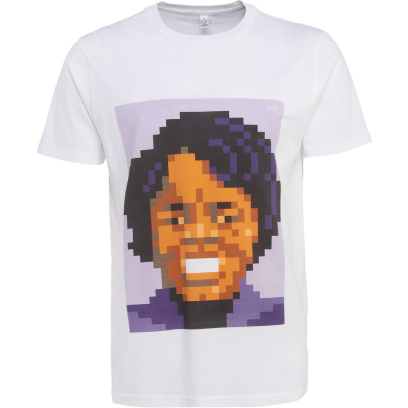 Very Important Pixels 'James Brown' T-Shirt in Weiß