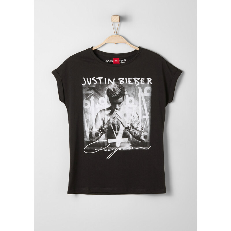 s.Oliver T-Shirt mit Justin Bieber-Print