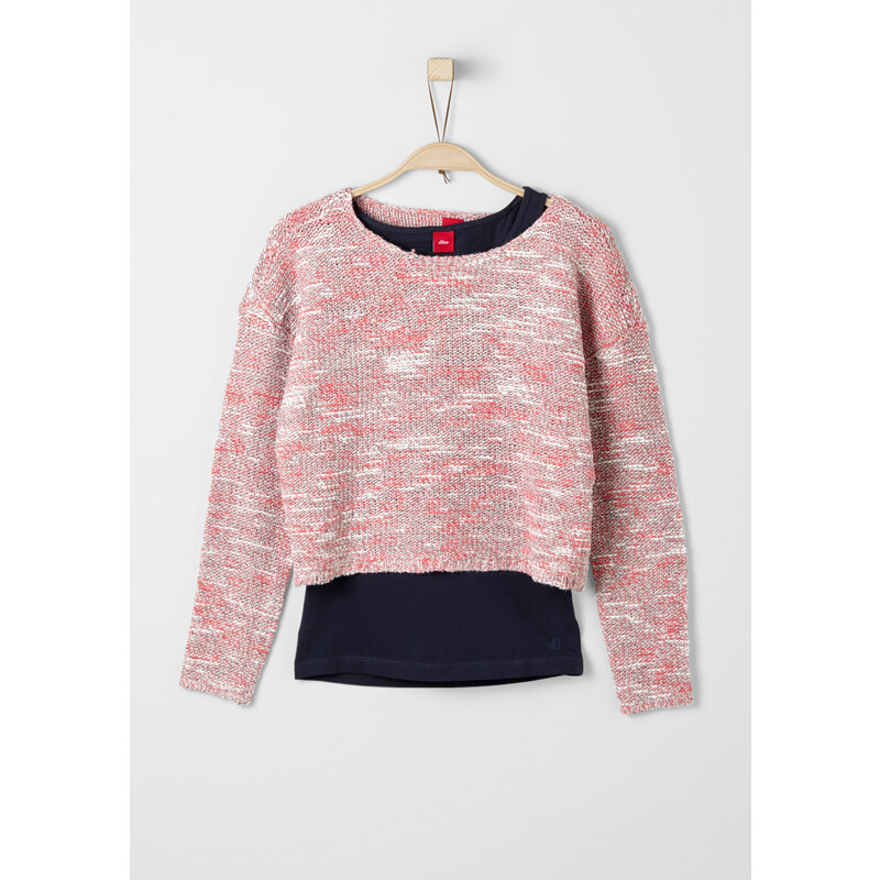 s.Oliver Two-in-One: Pullover und Top