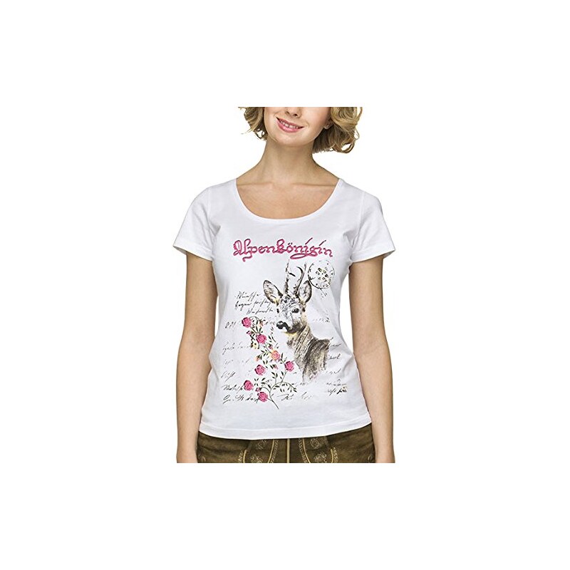 Stockerpoint Damen T-Shirt Shirt Seda, Weiß (Weiss), XXL