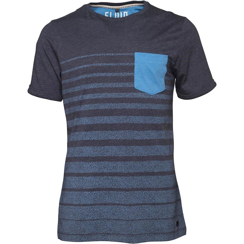 Fluid Herren T-Shirt Blau