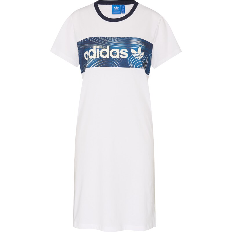 ADIDAS ORIGINALS T Shirt Kleid mit Label Print