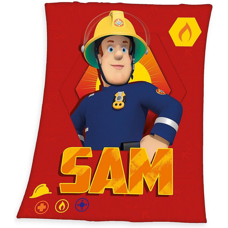 Kinderdecke, Feuerwehrmann Sam, »Sam«, mit Portrait
