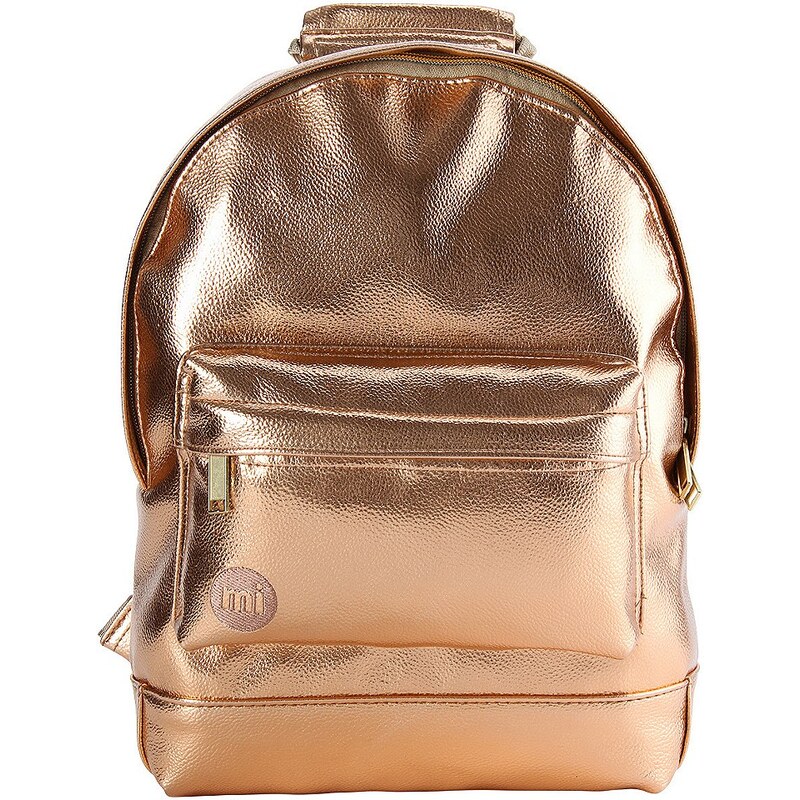 mi pac. Rucksack mit Laptopfach, »Backpack MINI, Metallic Rosé Gold«