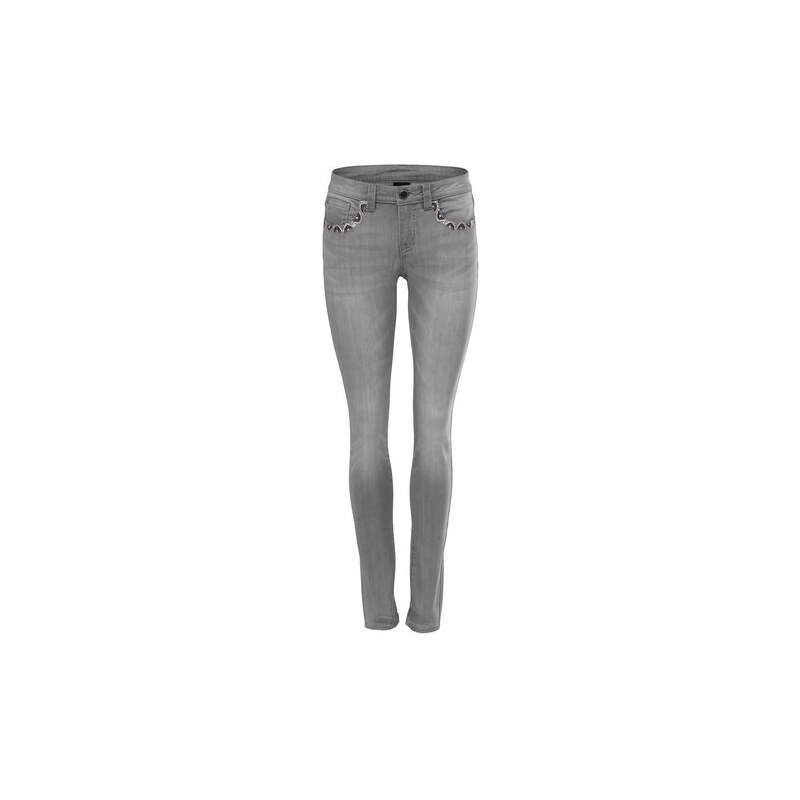 Damen Skinny-Jeans B.C. BEST CONNECTIONS by Heine grau 34,36,38,40,42,44,46