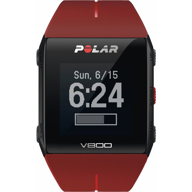 POLAR GPS Sportuhr rot V800 Red HR Special Edition
