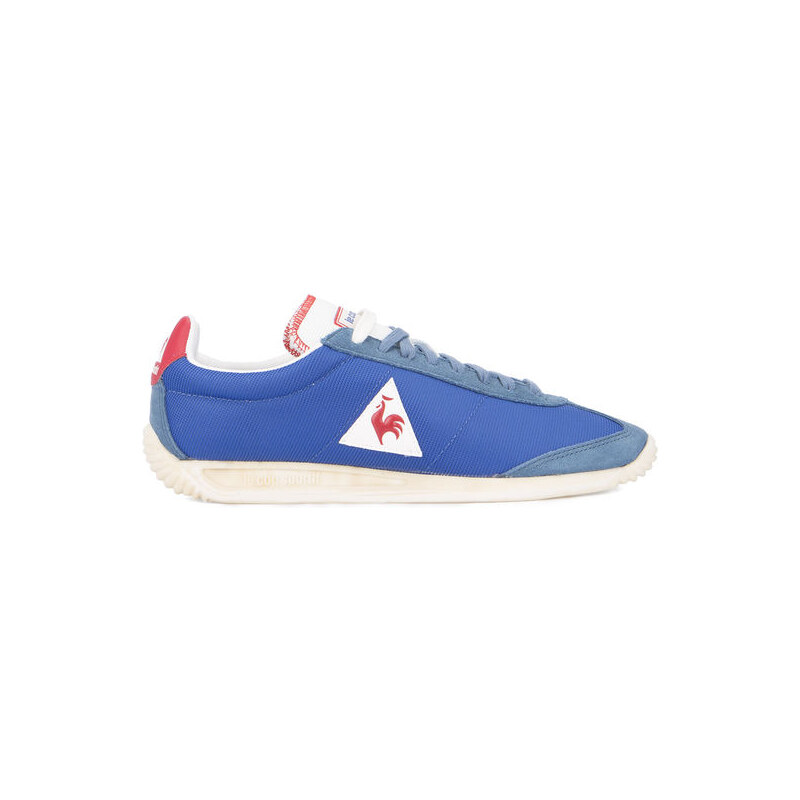 LE COQ SPORTIF Blaue Sneaker Quartz aus Veloursleder und Nylon