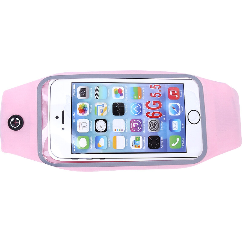 Lesara Wasserabweisende Smartphone-Gürteltasche - Pink