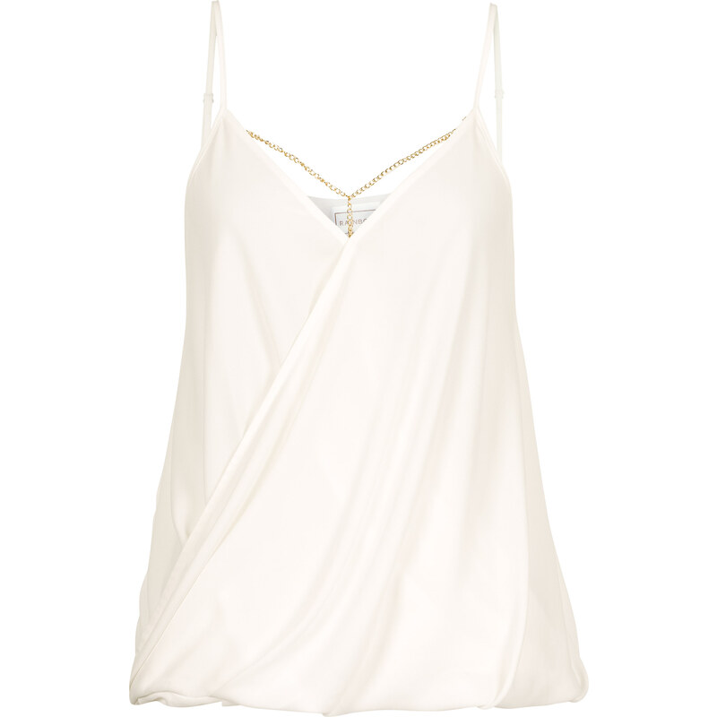 RAINBOW Top mit abnehmbarer Kette ohne Ärmel in weiß für Damen von bonprix