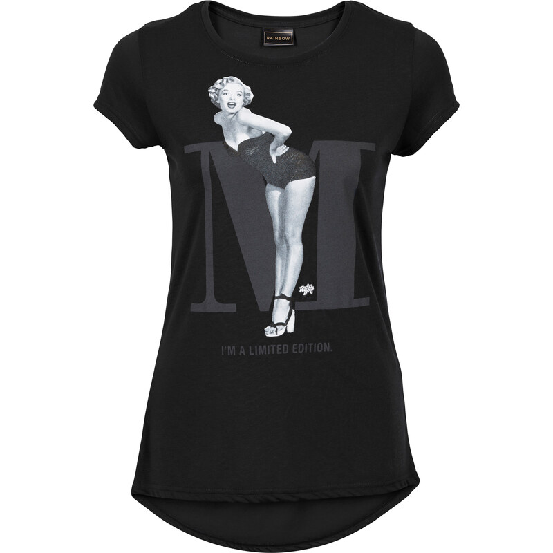 Marilyn Monroe T-Shirt kurzer Arm in schwarz (Rundhals) für Damen von bonprix
