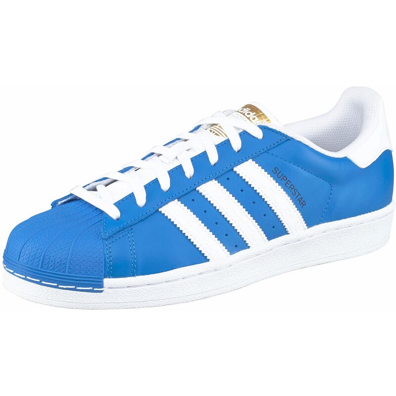 Große Größen: adidas Originals Sneaker »Superstar«, blau-weiß, Gr.37-46