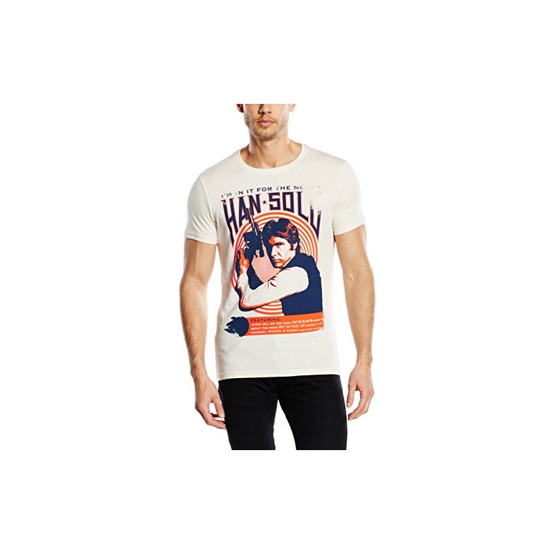 Star Wars Herren T-Shirt Han Solo Vintage Rock