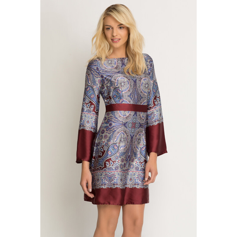 Orsay Satin-Kleid mit Muster