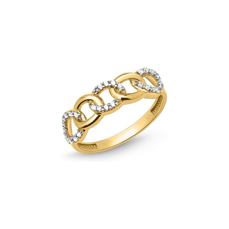 Unique Jewelry Ring 333er Gold Kreiselemente bicolor