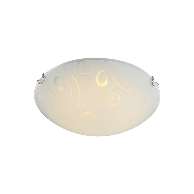 Lesara LED-Deckenleuchte mit verziertem Opalglas