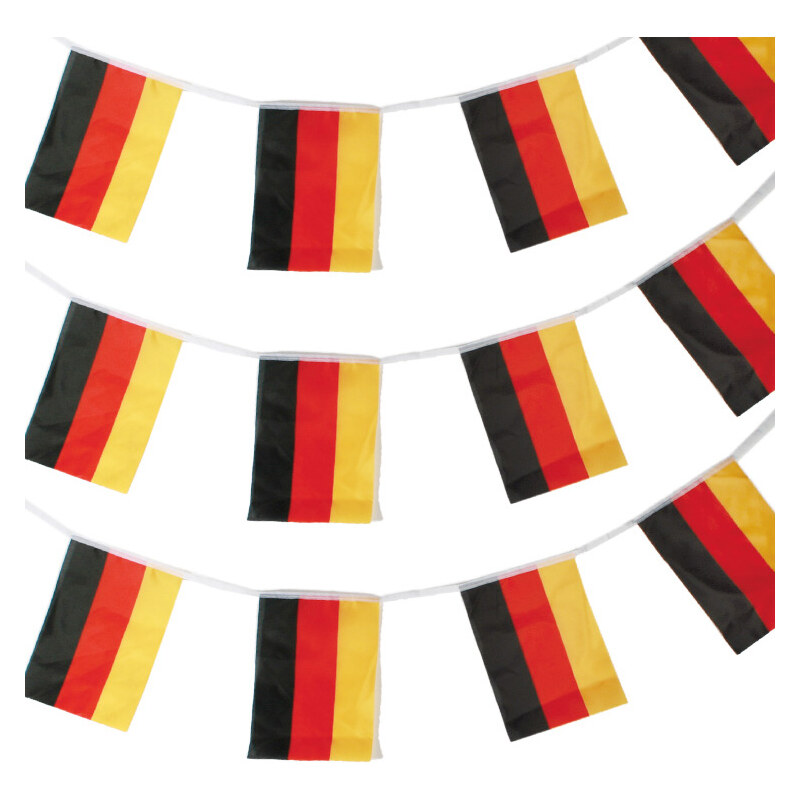 Lesara 3er-Set Girlande Deutschland-Flagge