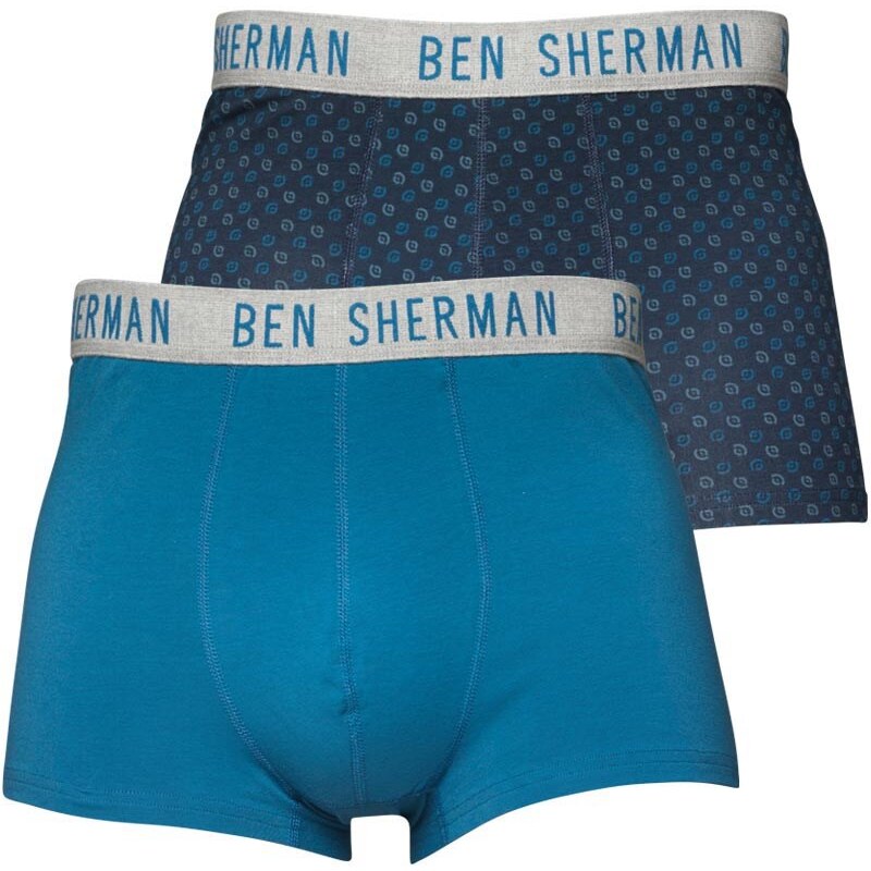Ben Sherman Herren Antonio Ocean Boxershorts Blau