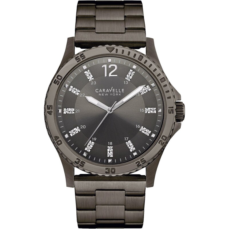 Caravelle New York Shades Of Grey Herrenuhr 45A138