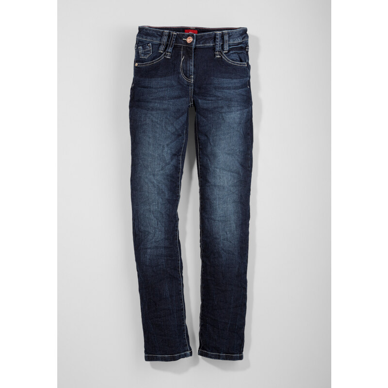 s.Oliver Suri: Stretch-Jeans mit Kontrastnaht