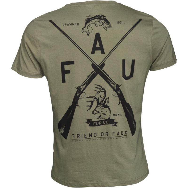 Friend Or Faux Mens Hudson T-Shirt Khaki