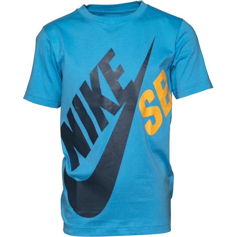 Nike SB Jungen Big Logo T-Shirt Blau