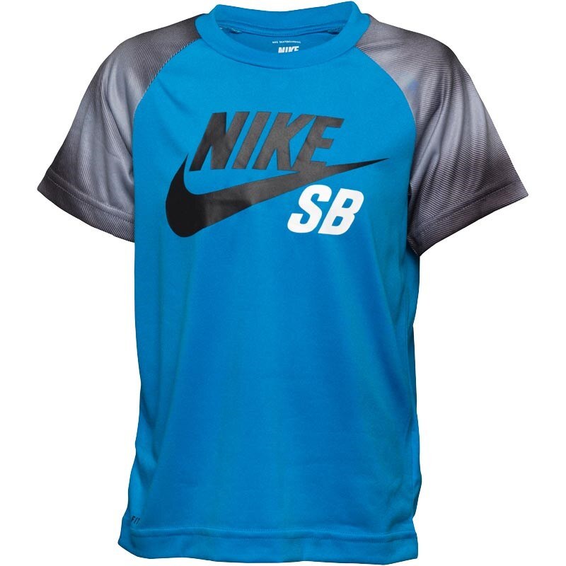 MA-1 Nike SB Jungen Raglan Touch T-Shirt Blau