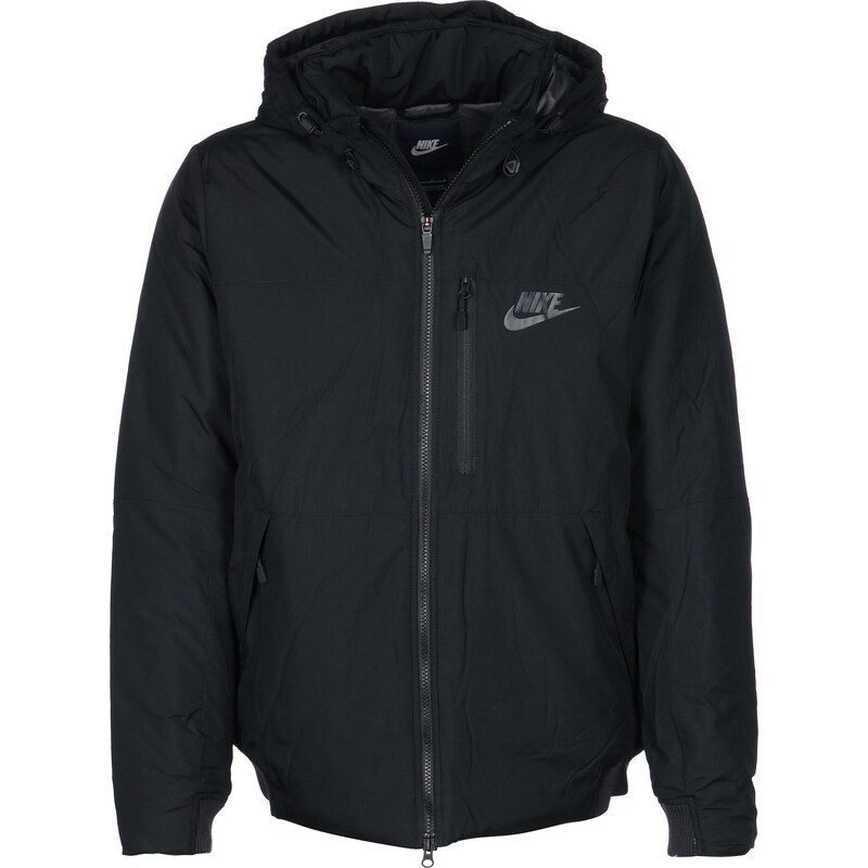 Nike Synthetic Jacke black/grey