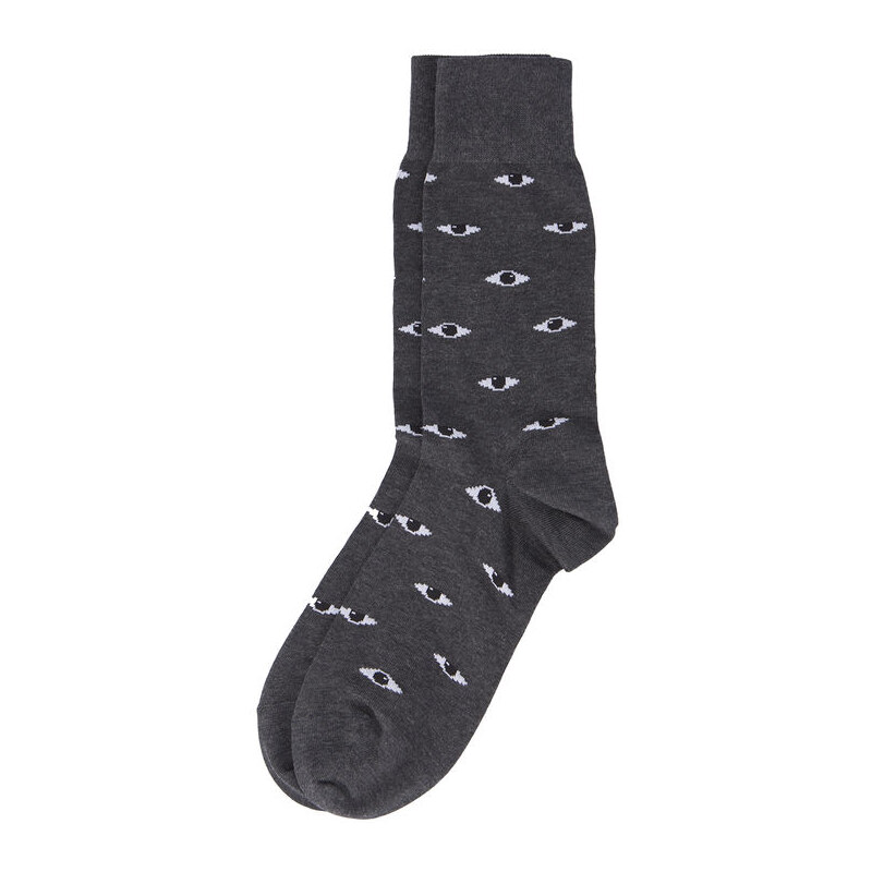 KENZO Graue Socken mit Augen-Logo