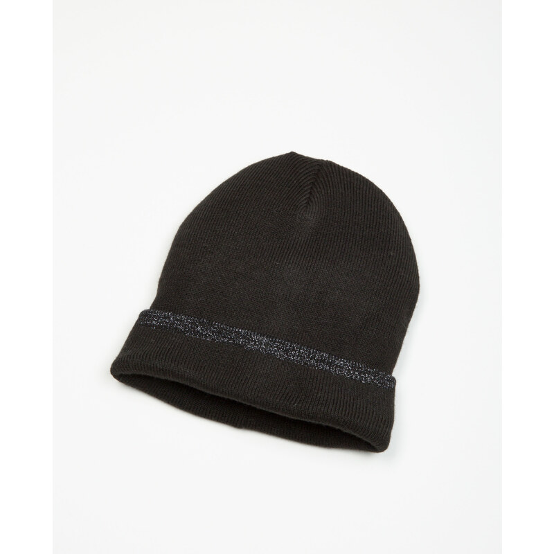 Mütze mit modischen Perlen Schwarz, Größe 00 -Pimkie- Mode für Damen