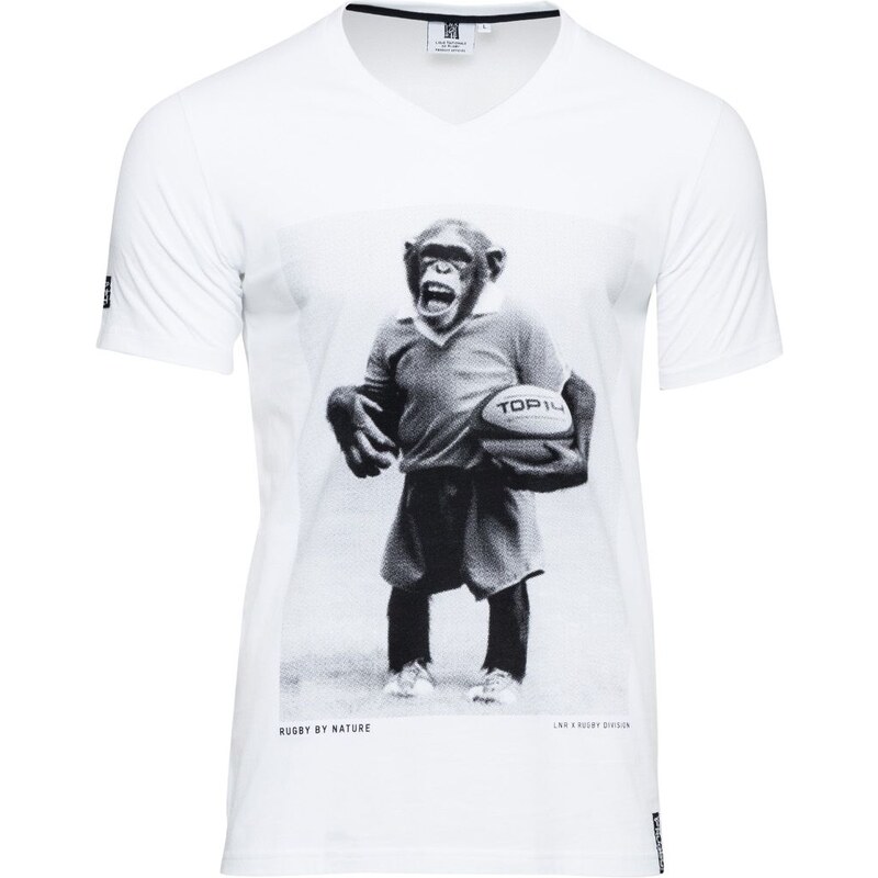 Rugby Division Chimpansee - T-Shirt - weiß