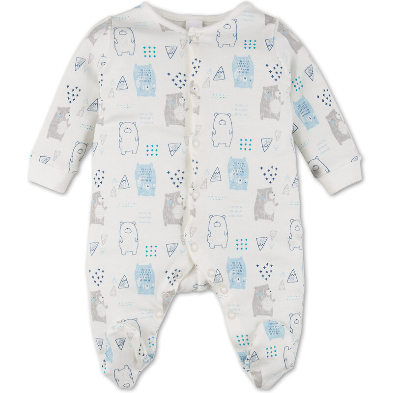 C&A Baby-Schlafanzug aus Bio-Baumwolle in Weiss