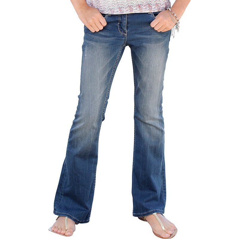 s.Oliver RED LABEL Junior Jeans in schmaler Bootcut-Form, für Mädchen