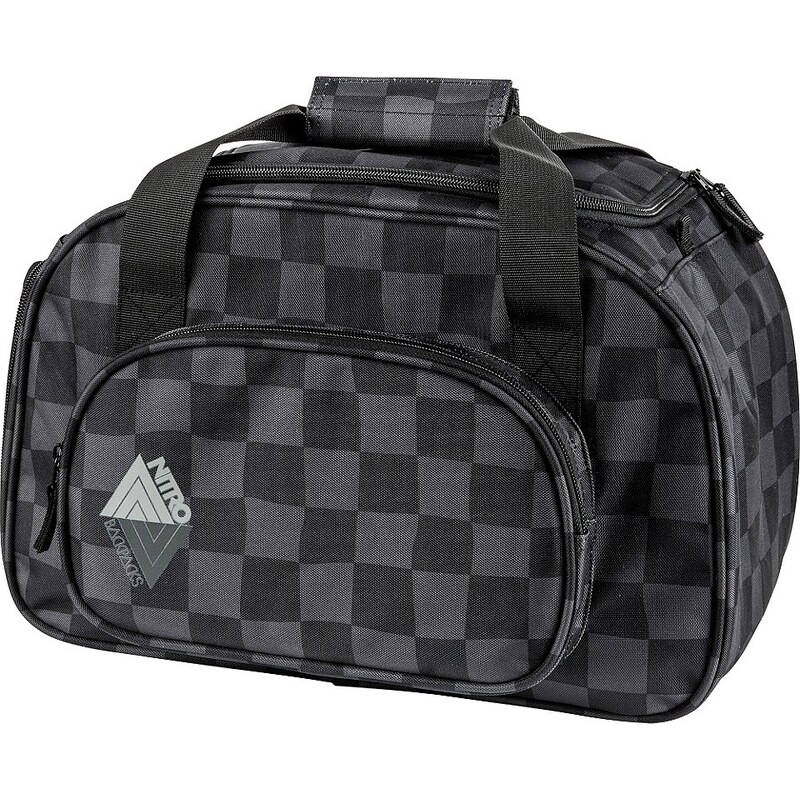 Nitro Reisetasche mit Schuhfach, »Duffle Bag XS Black Checker«