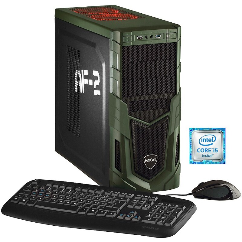 Hyrican Gaming PC Intel® i5-6600, 16GB, 1TB HDD, GeForce® GTX 1060 »Military Gaming 5268«