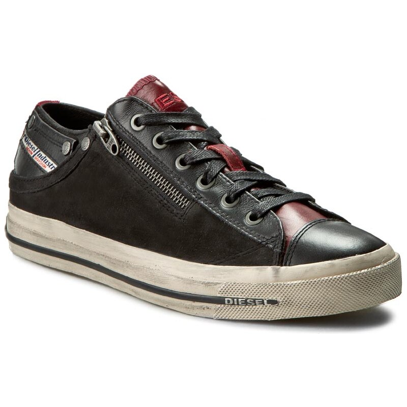 Sneakers DIESEL - Expo-Zip Low Y01218 P1038 H2177 Black/Biking Red