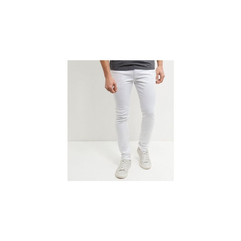 New Look Weiße Skinny-Jeans