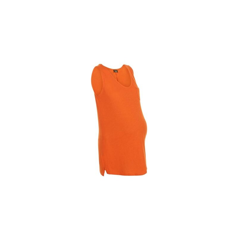 New Look Schwangerschaftsmode – Trägeroberteil mit Tasche in Orange