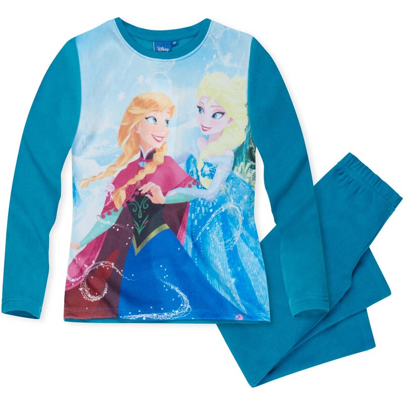 Disney Die Eiskönigin Pyjama türkis in Größe 104 für Mädchen aus 100 % Polyester